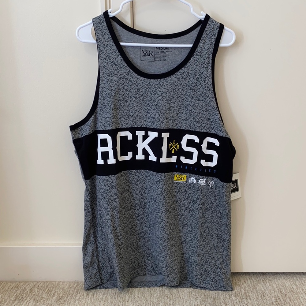 Young and Reckless Grey Tank Top